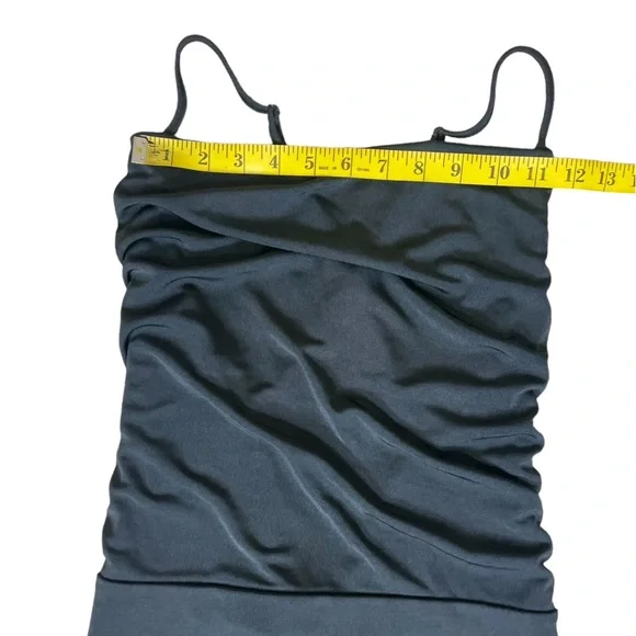 NWT Jason Wu Cowl Neck Ruched Waist Open Back Maxi Dress (D-1) - Picture 6 of 12